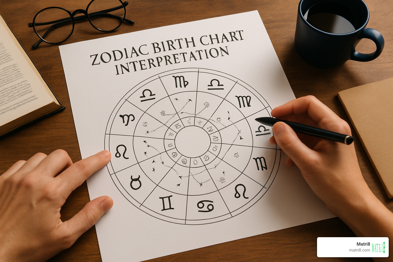 transit calendar showing planetary movements - zodiac birth chart interpretation