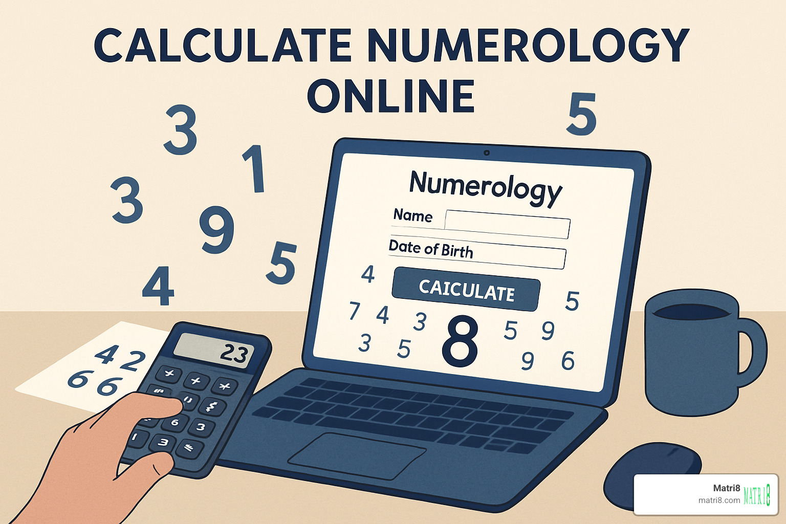 numerology app screenshots comparison - calculate numerology online