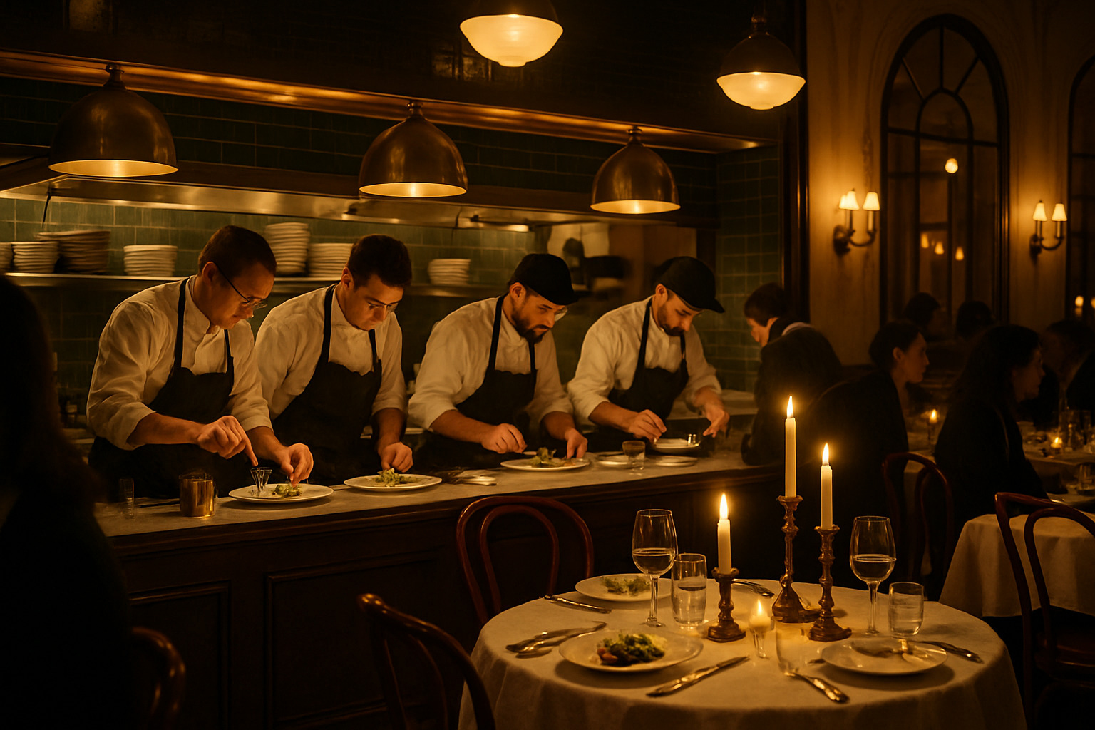 open kitchen pass - le coucou
