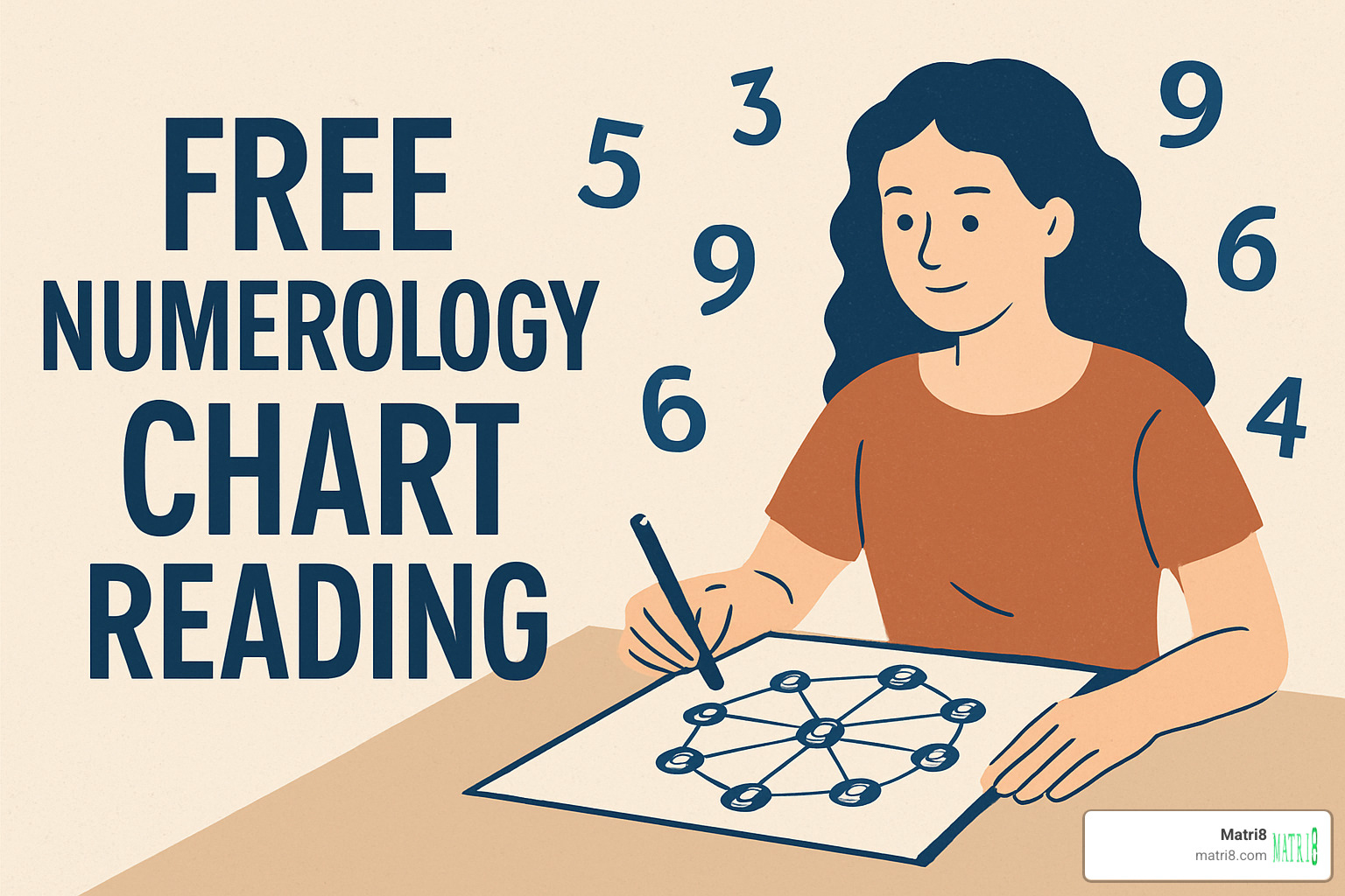 Online numerology calculator interface - free numerology chart reading