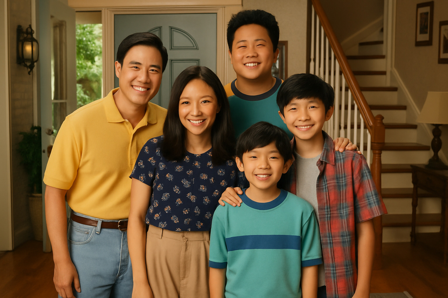 Cast of Fresh Off the Boat sitcom - eddie huang