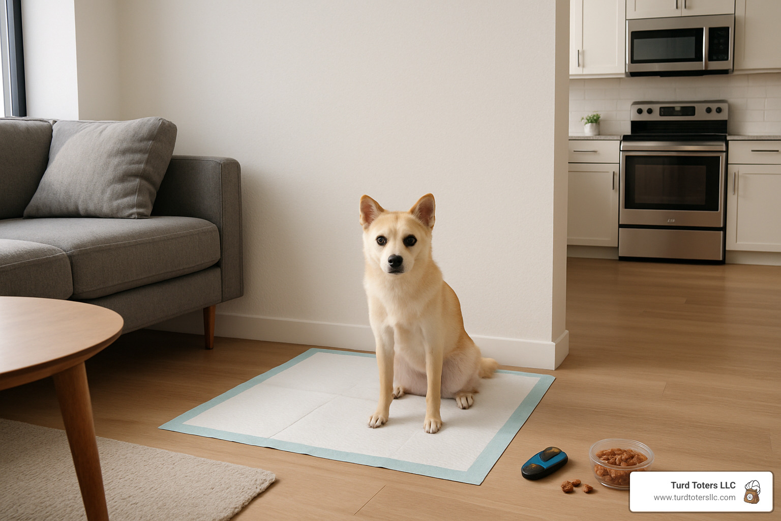 apartment dog training setup - dog poop removal for apartments