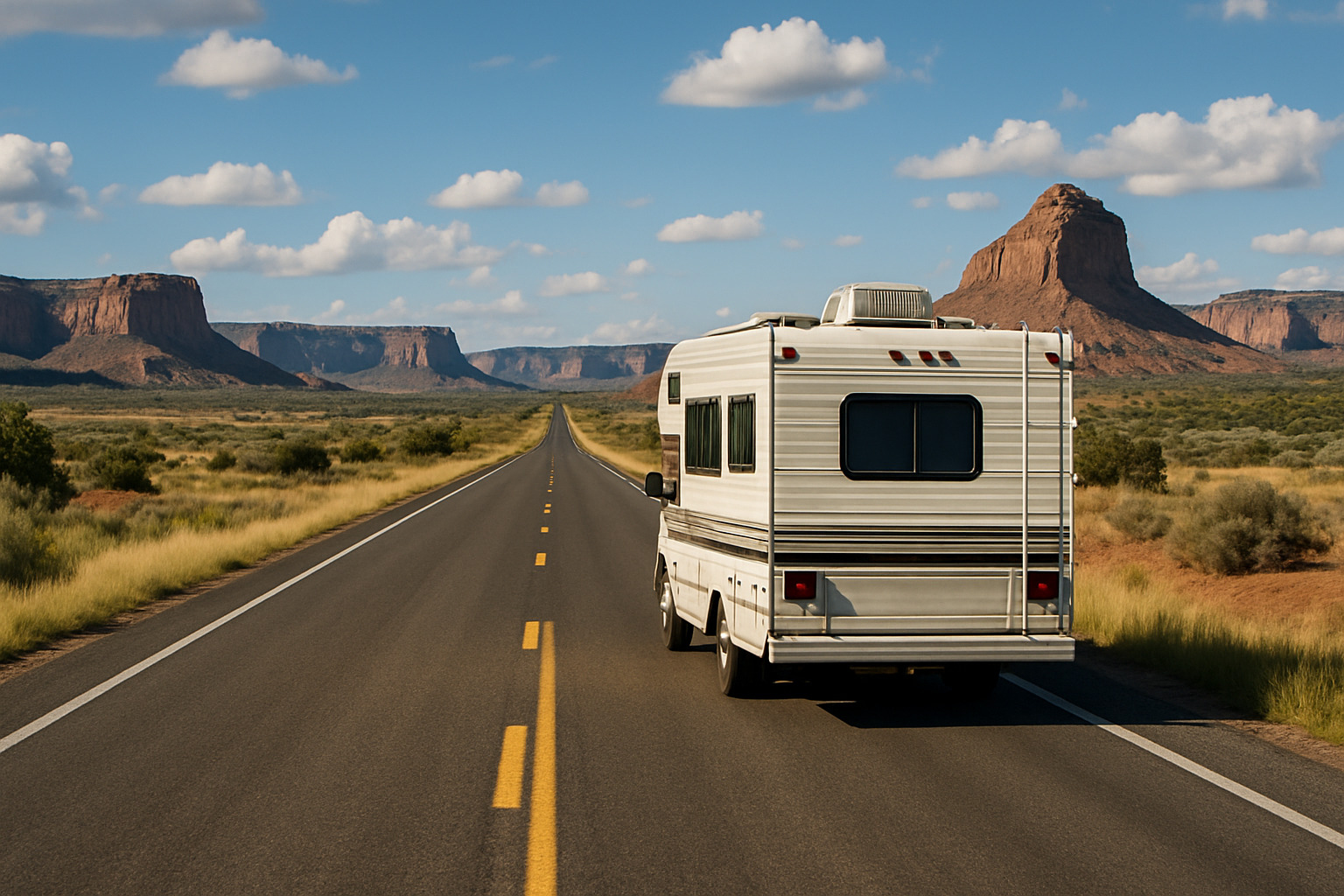 caravan with starlink dish mounted on adjustable roof mount - rv satellite internet australia