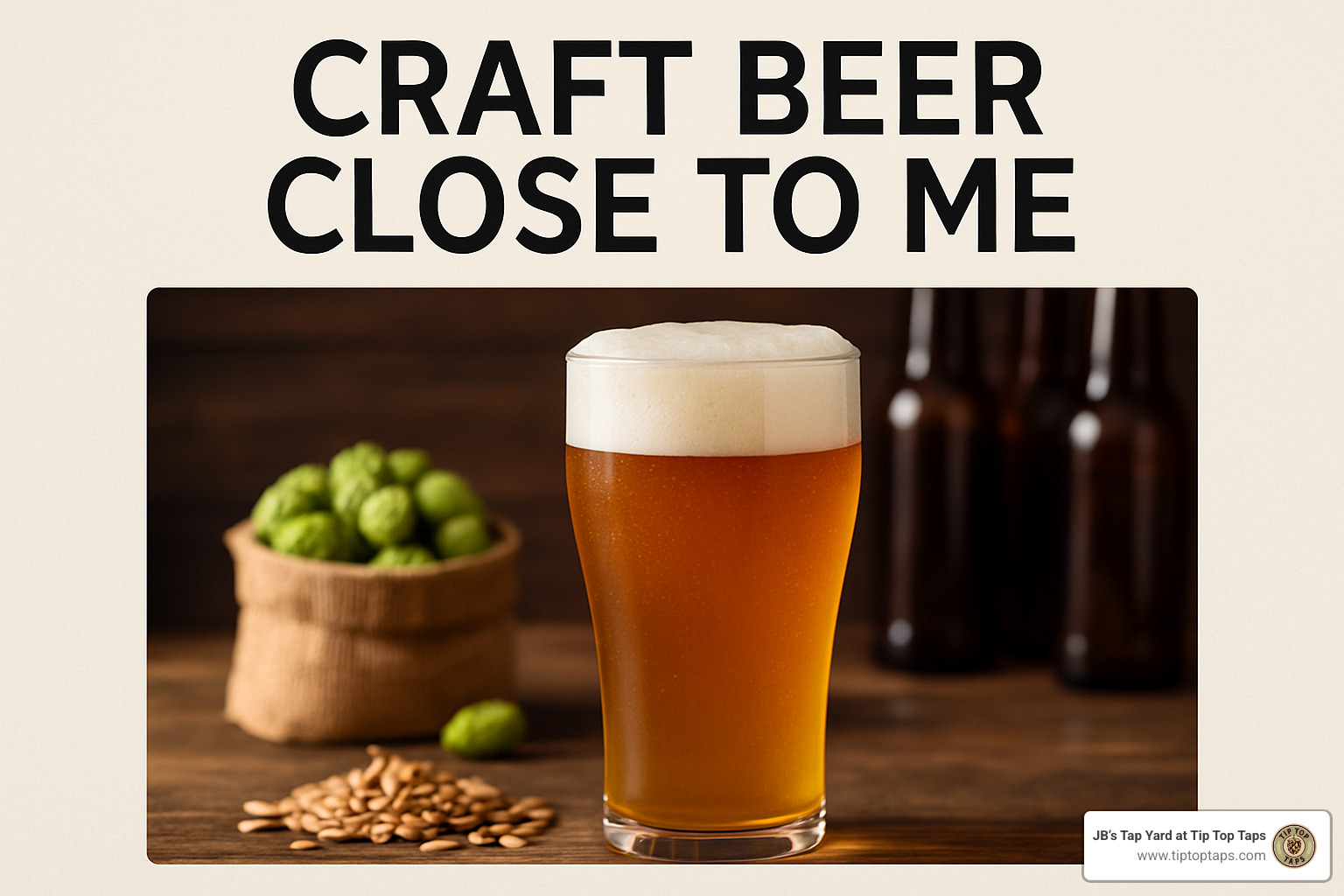 neighborhood taproom with rotating taps and community atmosphere - craft beer close to me