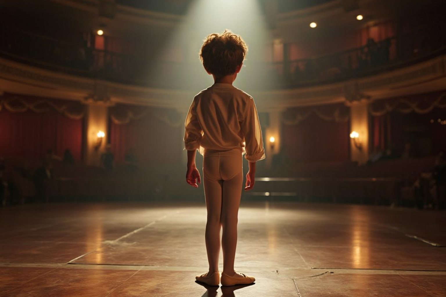 Young Mason Thames in ballet costume during his touring years, showcasing the artistic foundation that would later inform his acting career - mason thames
