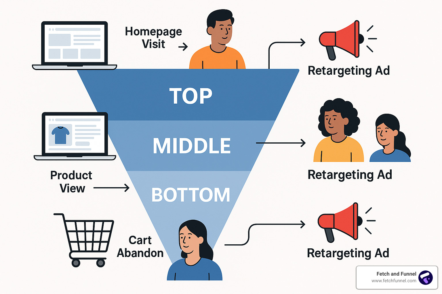 retargeting funnel segmentation matrix - Retargeting audience segmentation