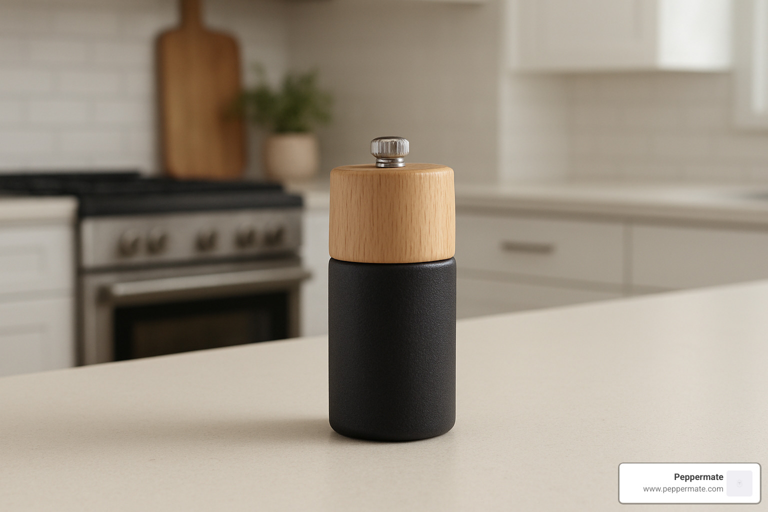 compact mill on countertop - pepper mill reviews
