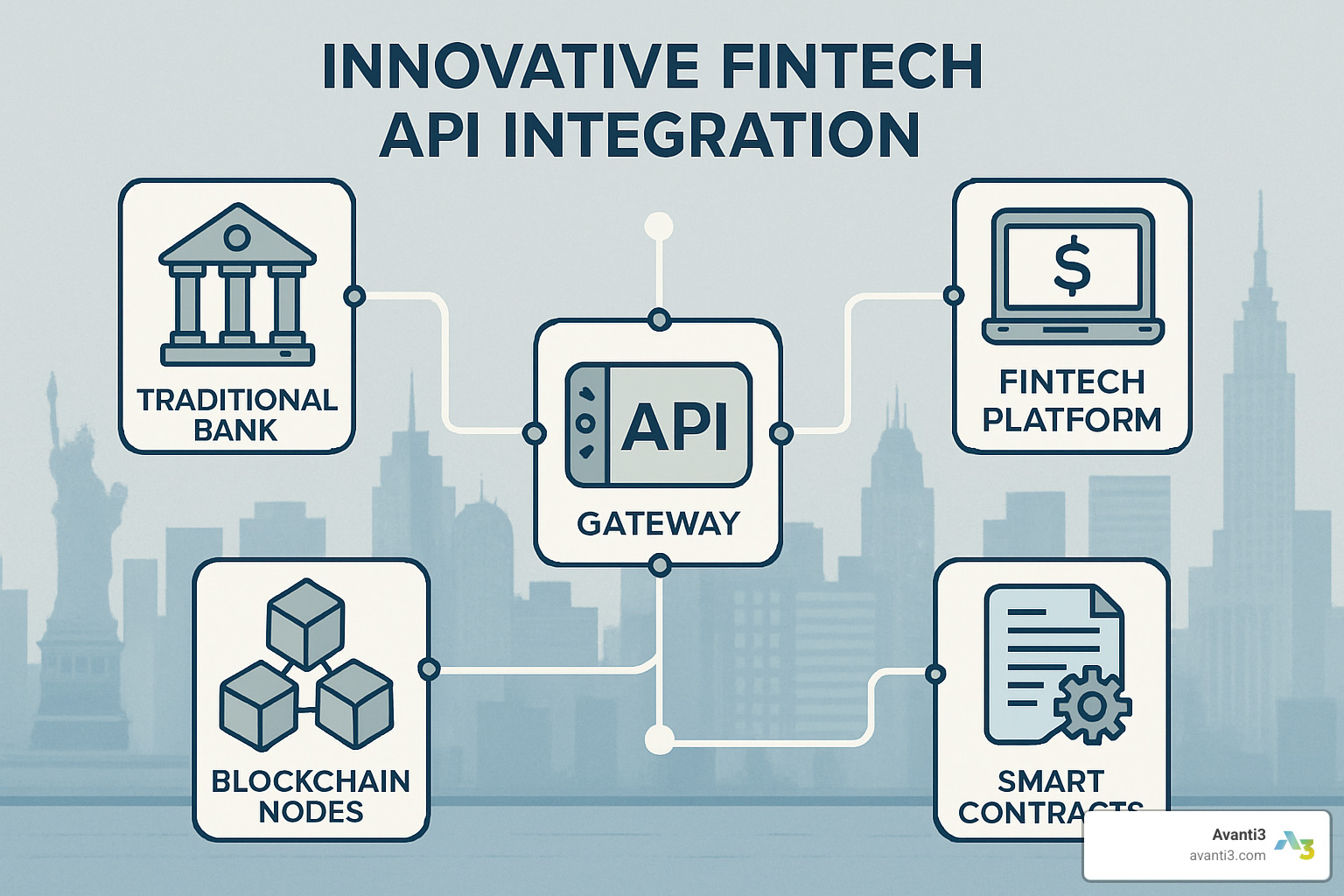 innovative fintech integration architecture diagram - fintech api integration systems
