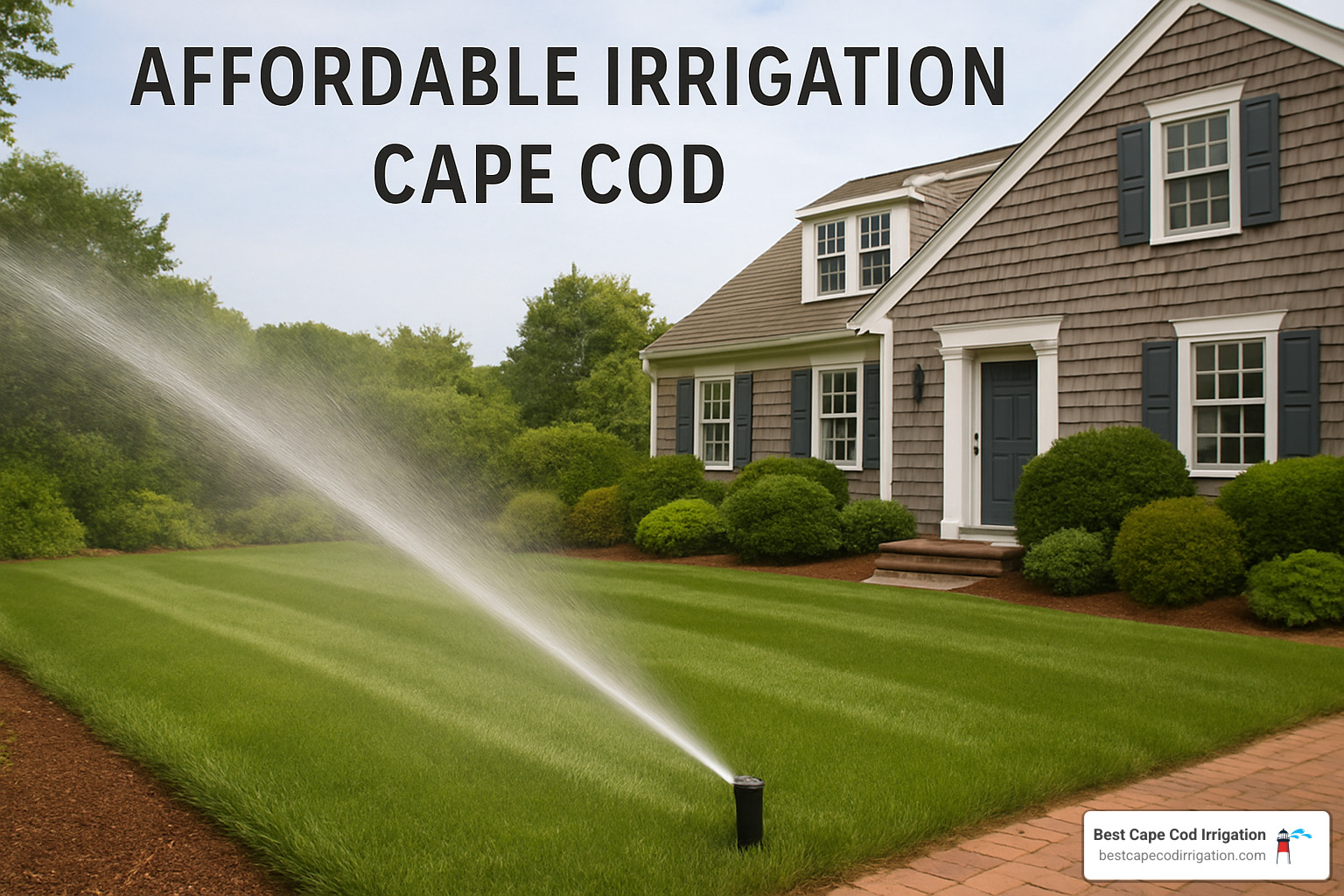 Cape Cod map showing irrigation service coverage areas with location pins - Affordable irrigation Cape Cod