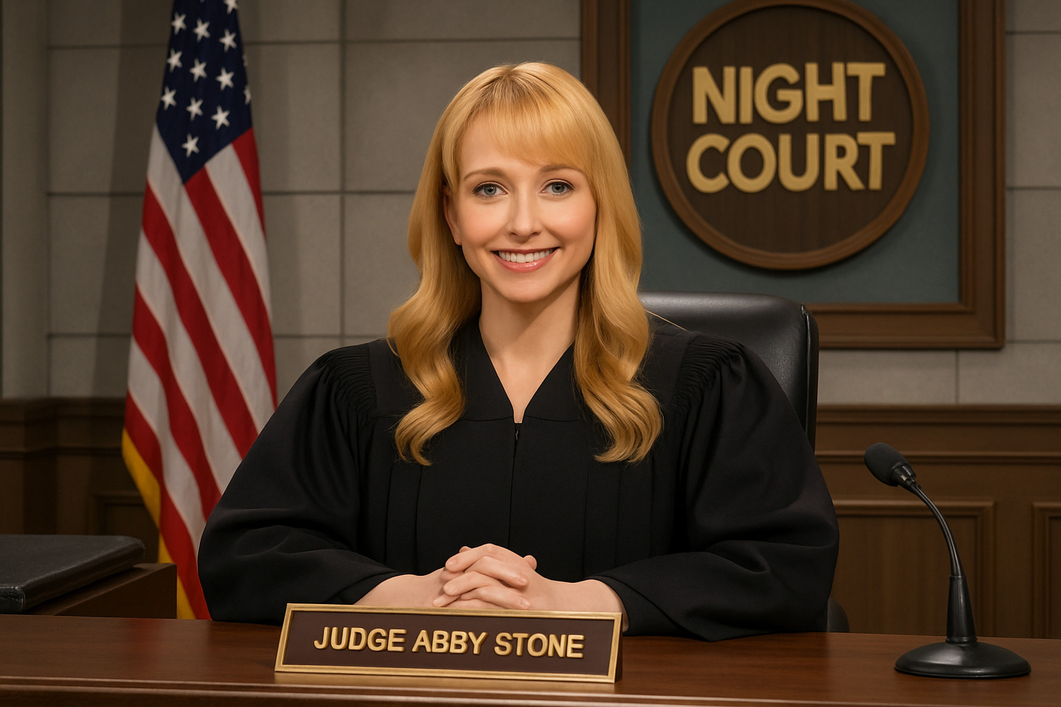 Melissa Rauch as Judge Abby Stone in Night Court revival - melissa rauch Melissa Rauch as Judge Abby Stone in Night Court revival - melissa rauch