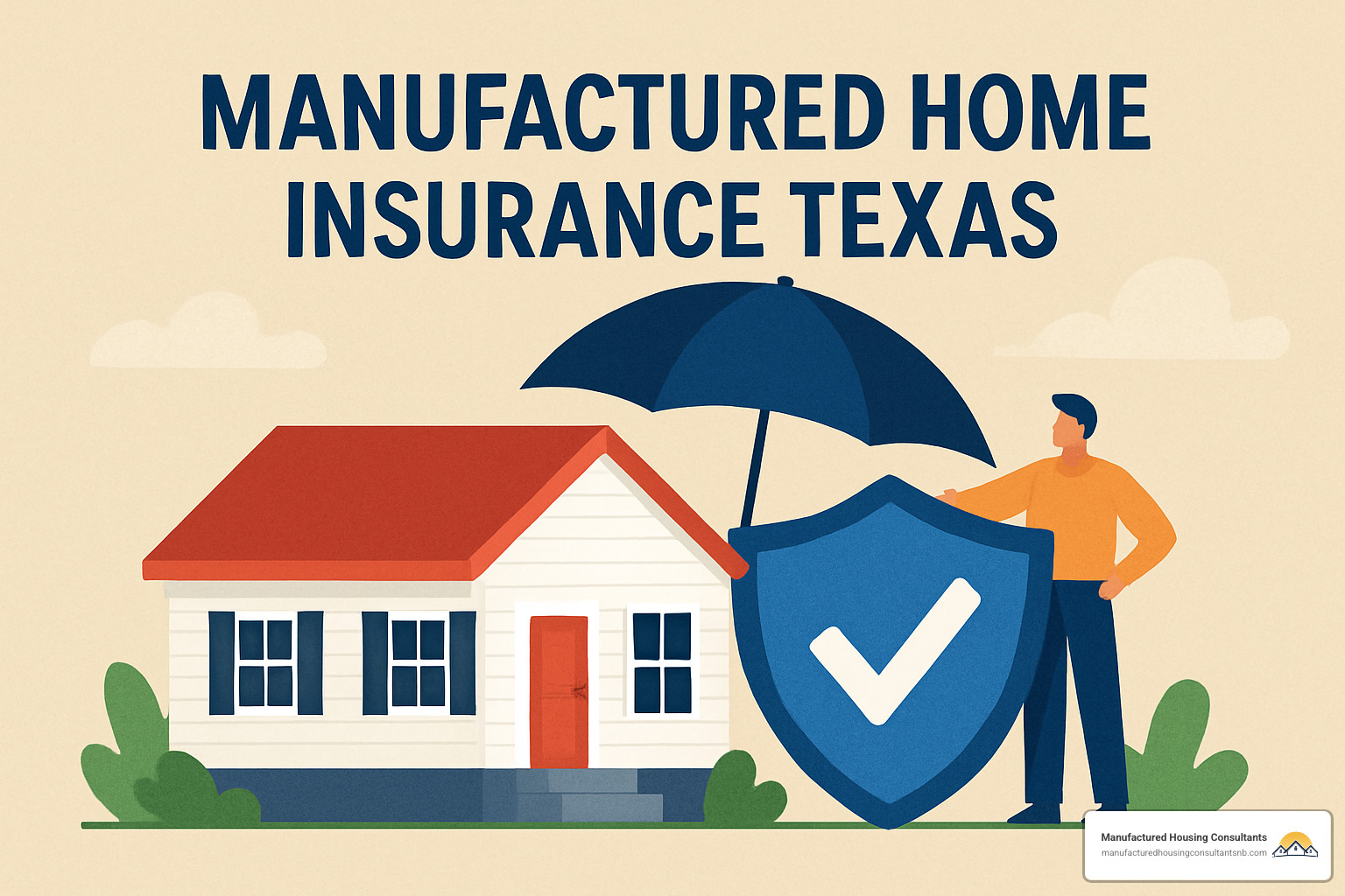 HUD-labeled manufactured home showing federal compliance certification - Manufactured home insurance Texas