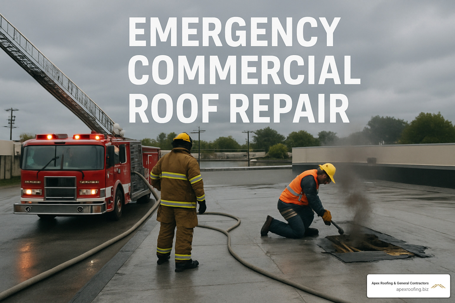Active roof leak above expensive commercial equipment showing water damage and safety hazards - emergency commercial roof repair