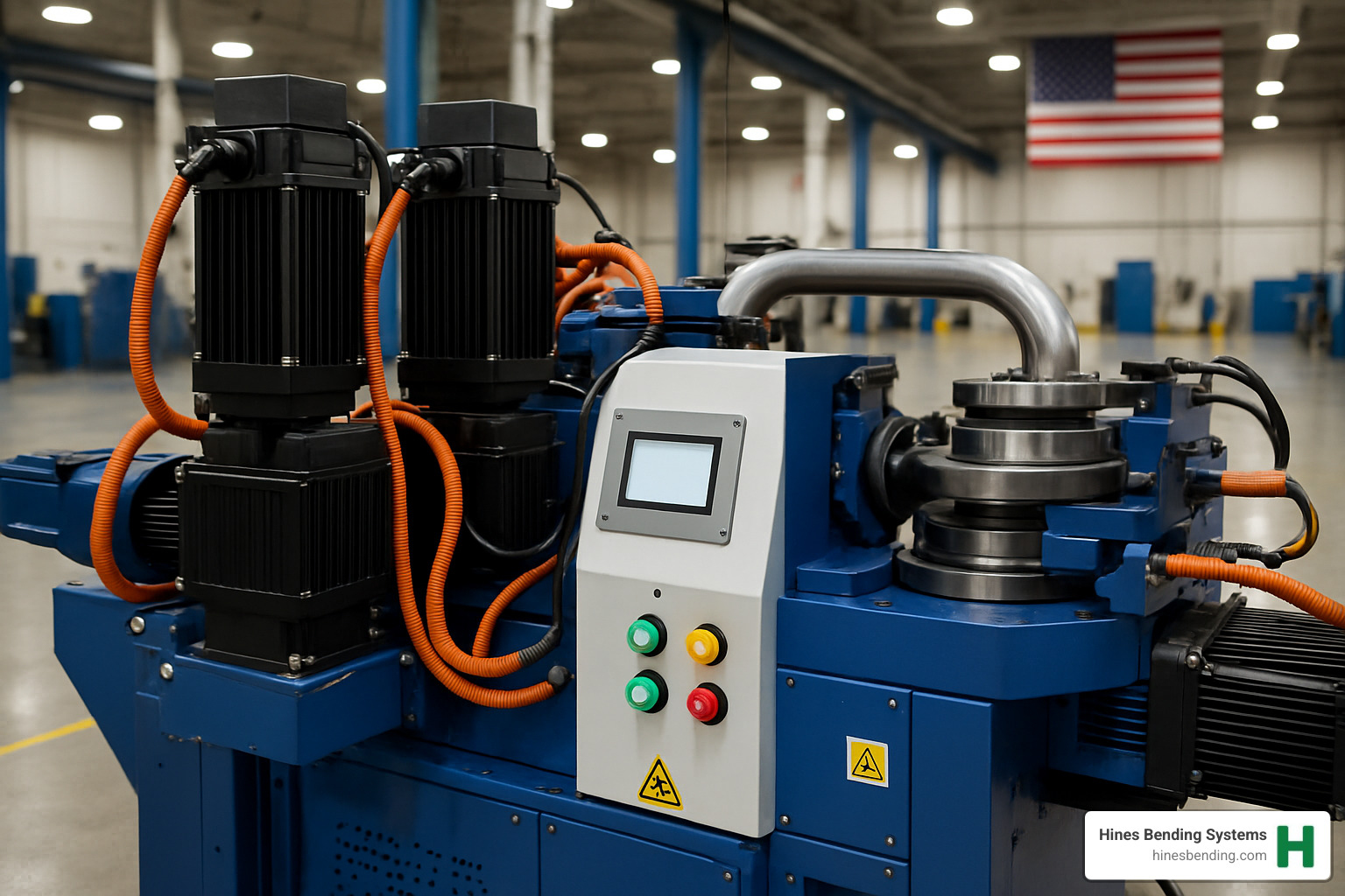 electric servo motors and drive systems in modern pipe bending machines - pipe bending machines