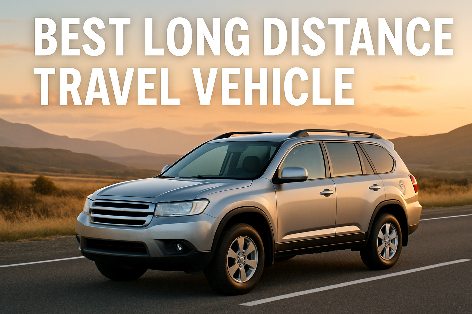 Electric vehicle charging at highway rest stop - best long distance travel vehicle