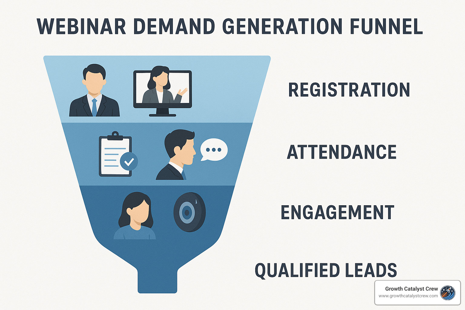 webinar demand generation funnel - b2b demand generation tactics