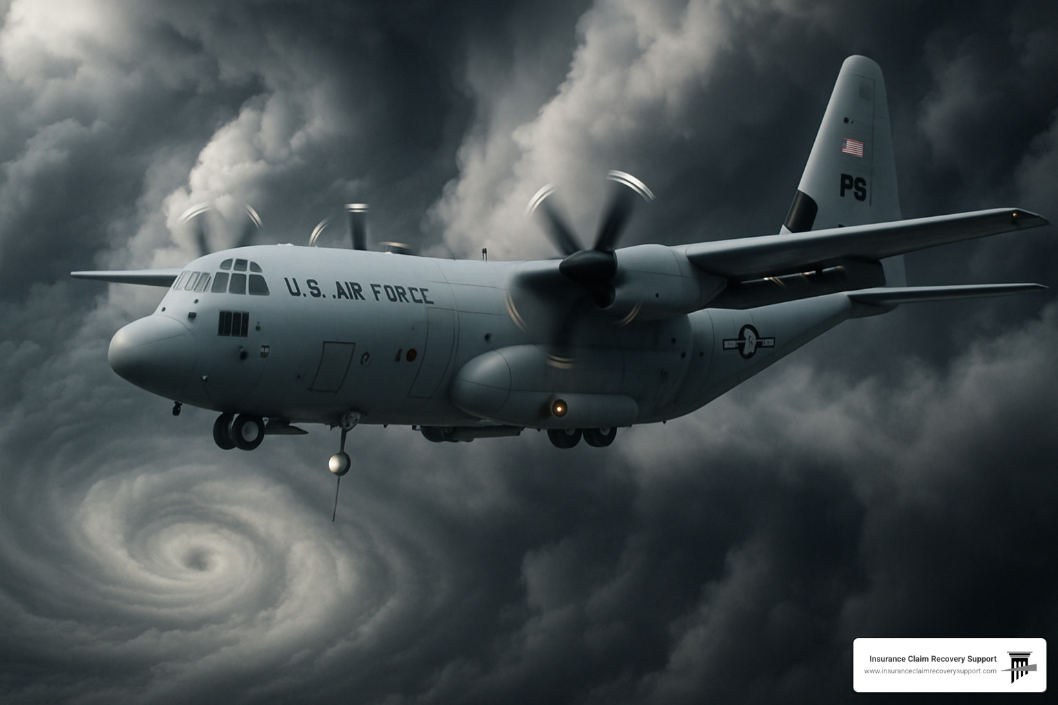 hurricane hunter aircraft measuring wind speeds - saffir simpson scale