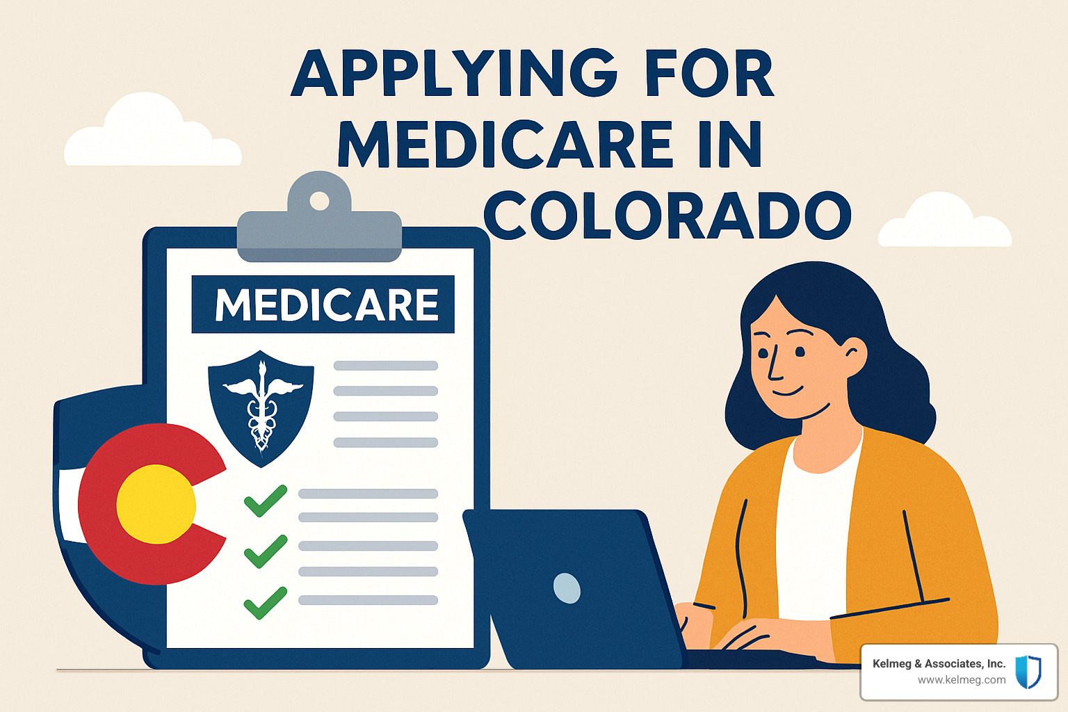 colorful Medicare plan brochures and comparison charts spread on table - applying for medicare in colorado