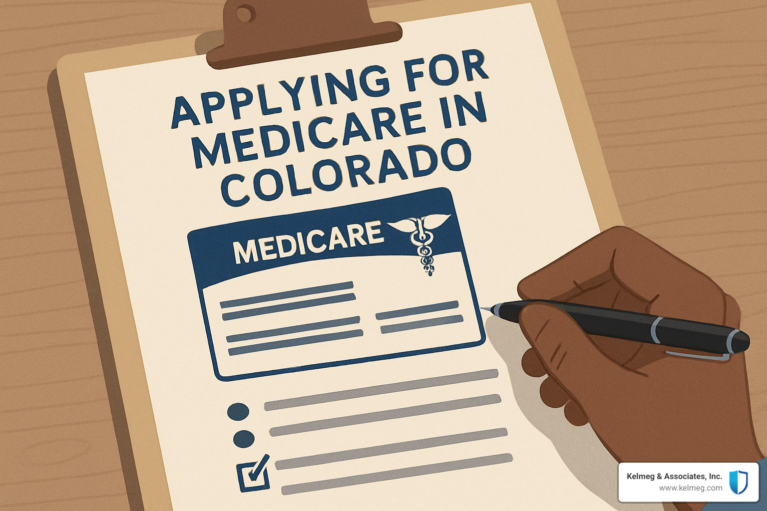 laptop displaying Social Security Administration Medicare application website - applying for medicare in colorado