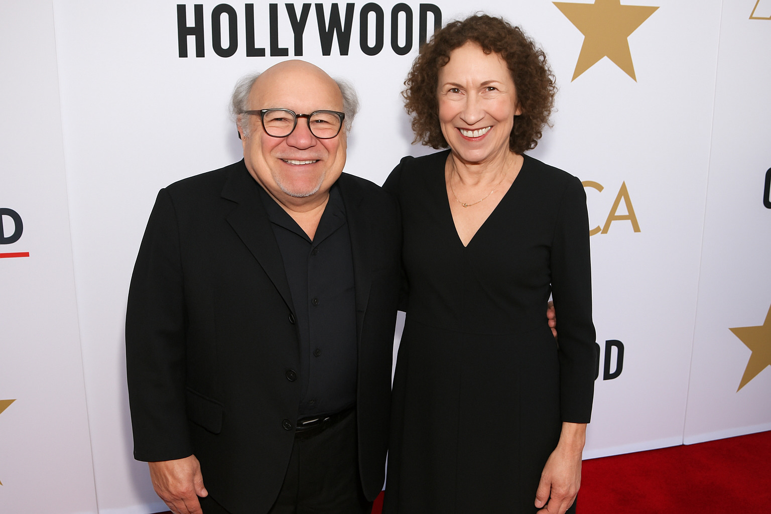 Danny DeVito and Rhea Perlman together at a Hollywood event - danny devito Danny DeVito and Rhea Perlman together at a Hollywood event - danny devito