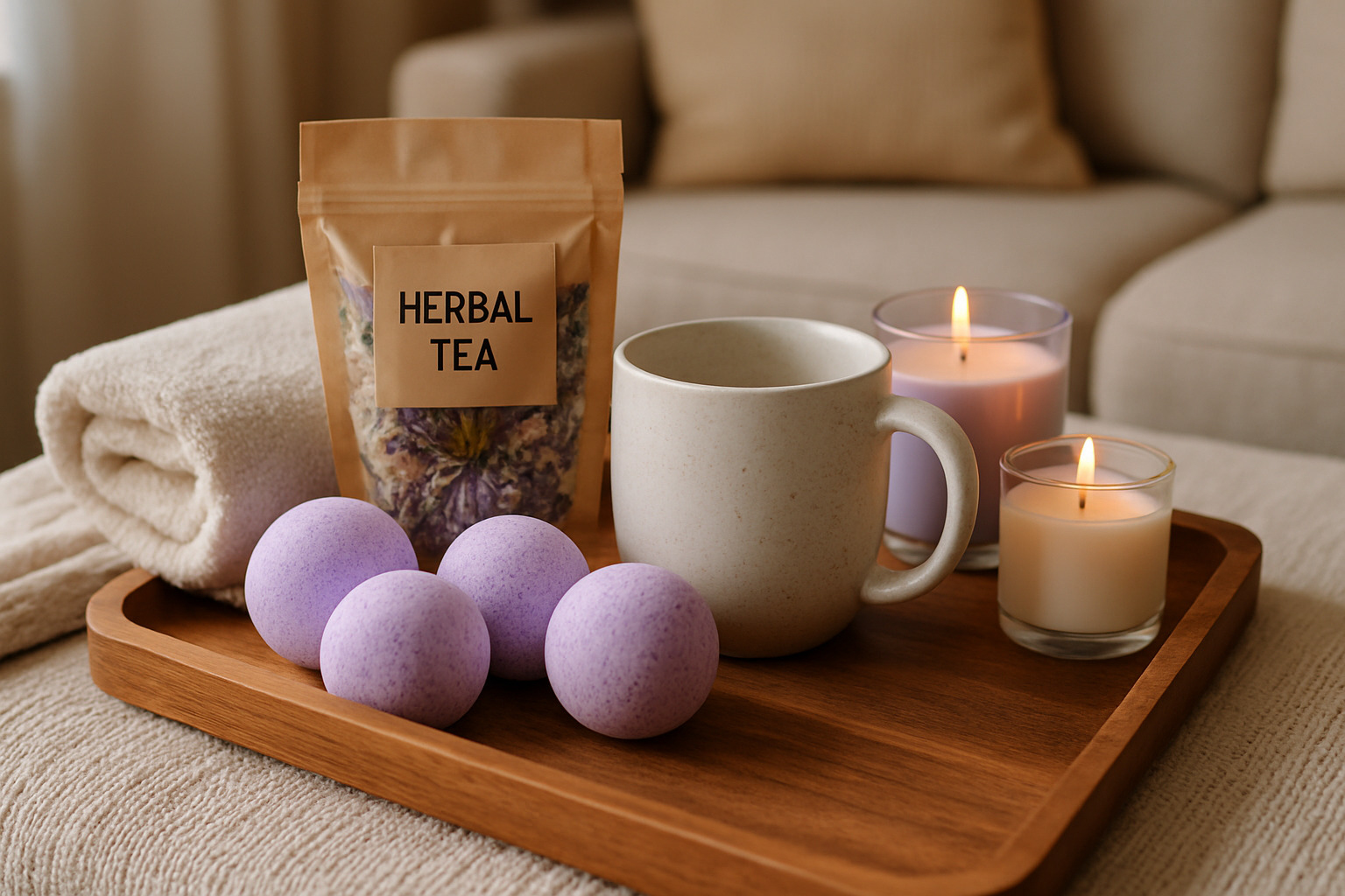 wellness gift set with spa products - wellness self-care products
