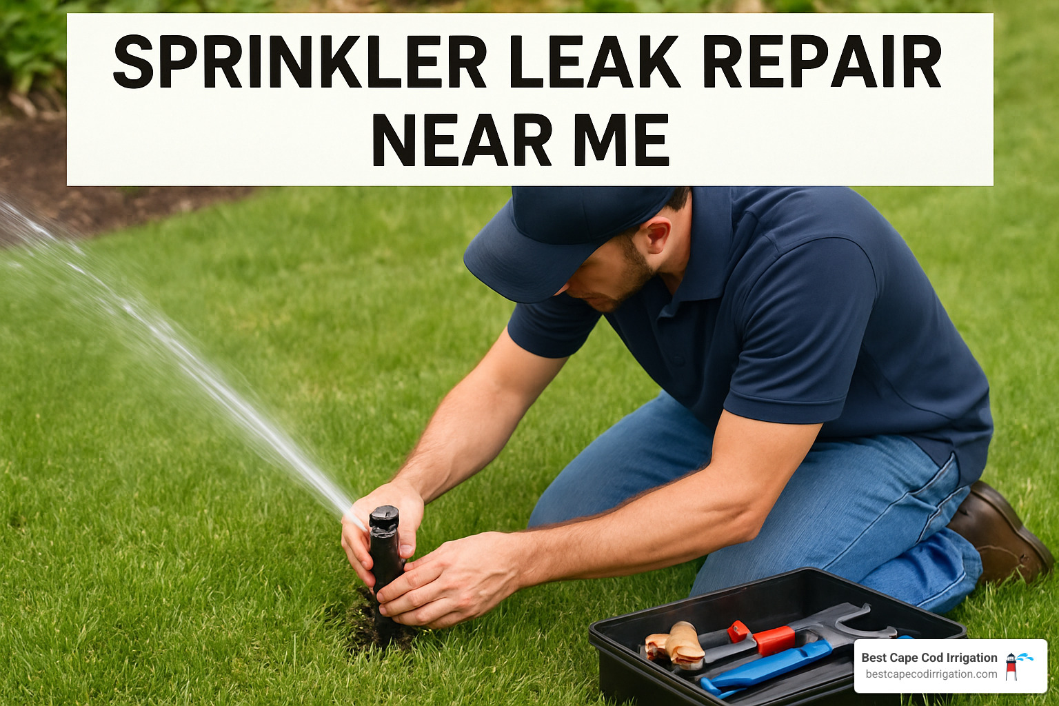 Smart irrigation controller with weather monitoring capabilities - sprinkler leak repair near me