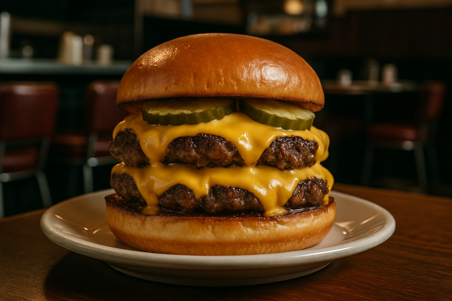 double cheeseburger - au cheval