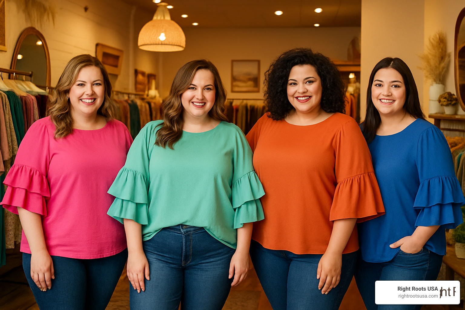 statement sleeve tops in plus sizes - plus size southern boutique