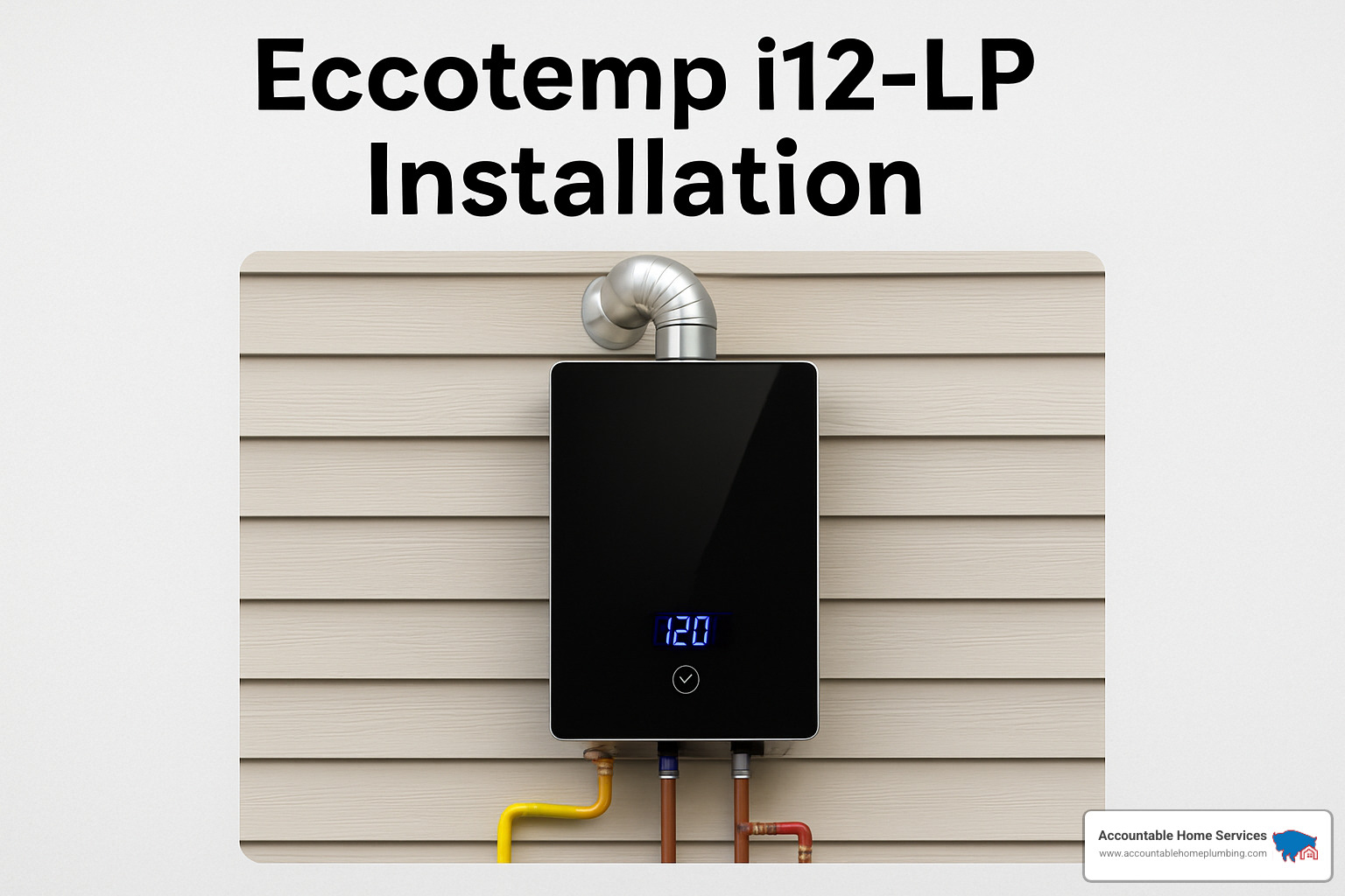 Ideal mounting wall showing proper clearances, stud locations, and access requirements for eccotemp i12 LP installation - eccotemp i12 lp installation
