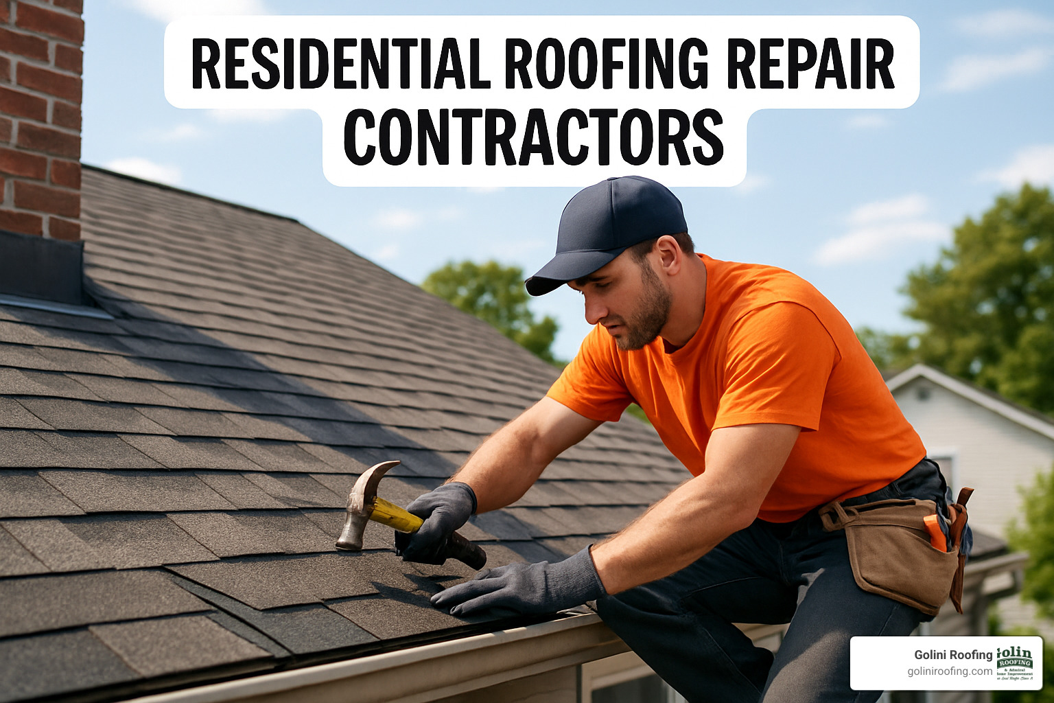 homeowner signing roofing contract with contractor - residential roofing repair contractors