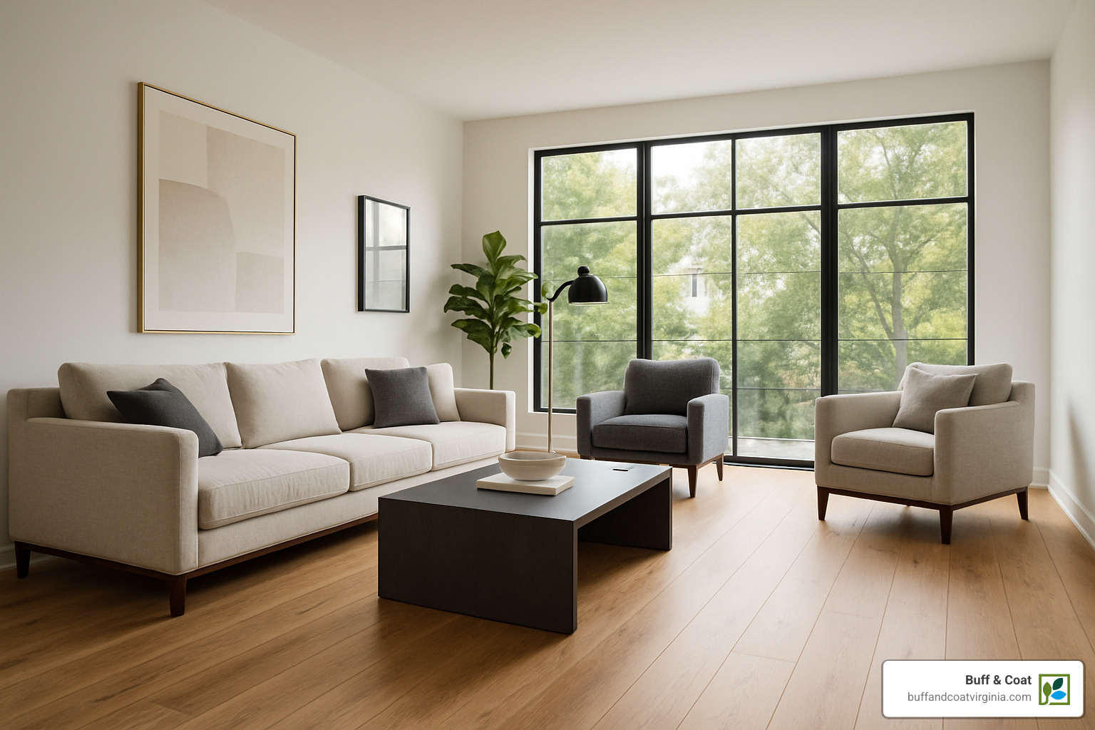 modern living room with wide-plank hardwood - wood flooring midlothian va modern living room with wide-plank hardwood - wood flooring midlothian va