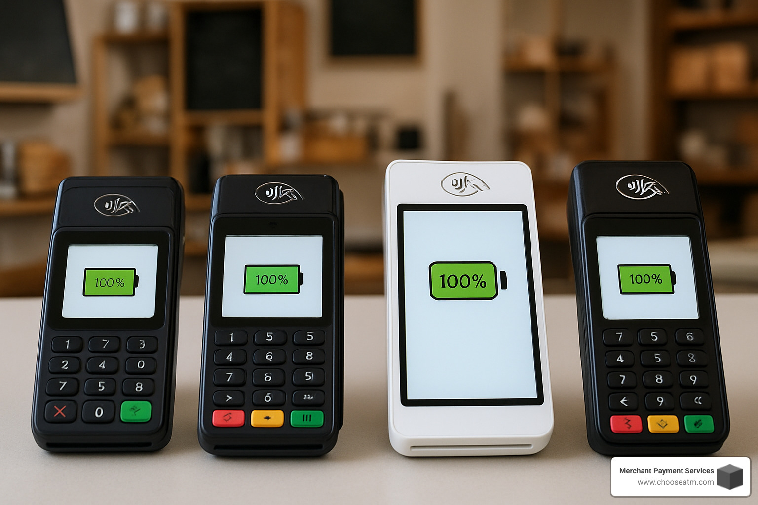 Comparing different EFTPOS terminals side by side showing portability features, battery life, and contactless payment capabilities - cheap eftpos hire