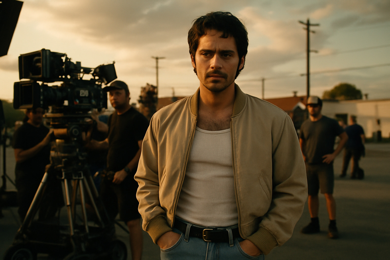 Dylan O'Brien on the set of Ponyboi - dylan o'brien Dylan O'Brien on the set of Ponyboi - dylan o'brien