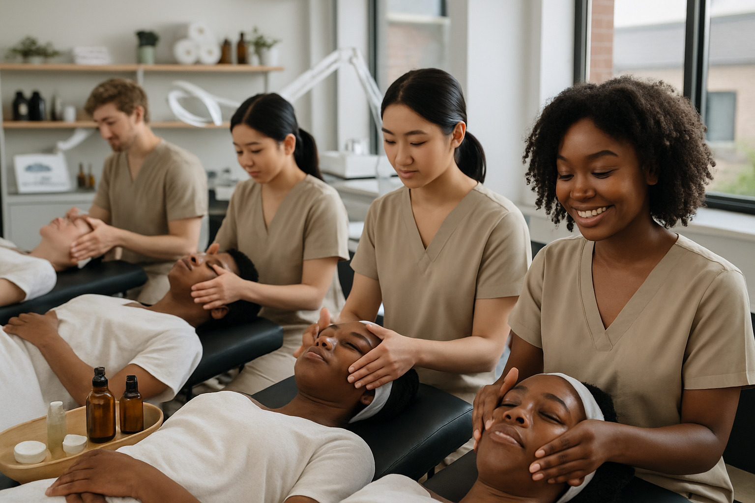 hands-on spa training - holistic beauty education