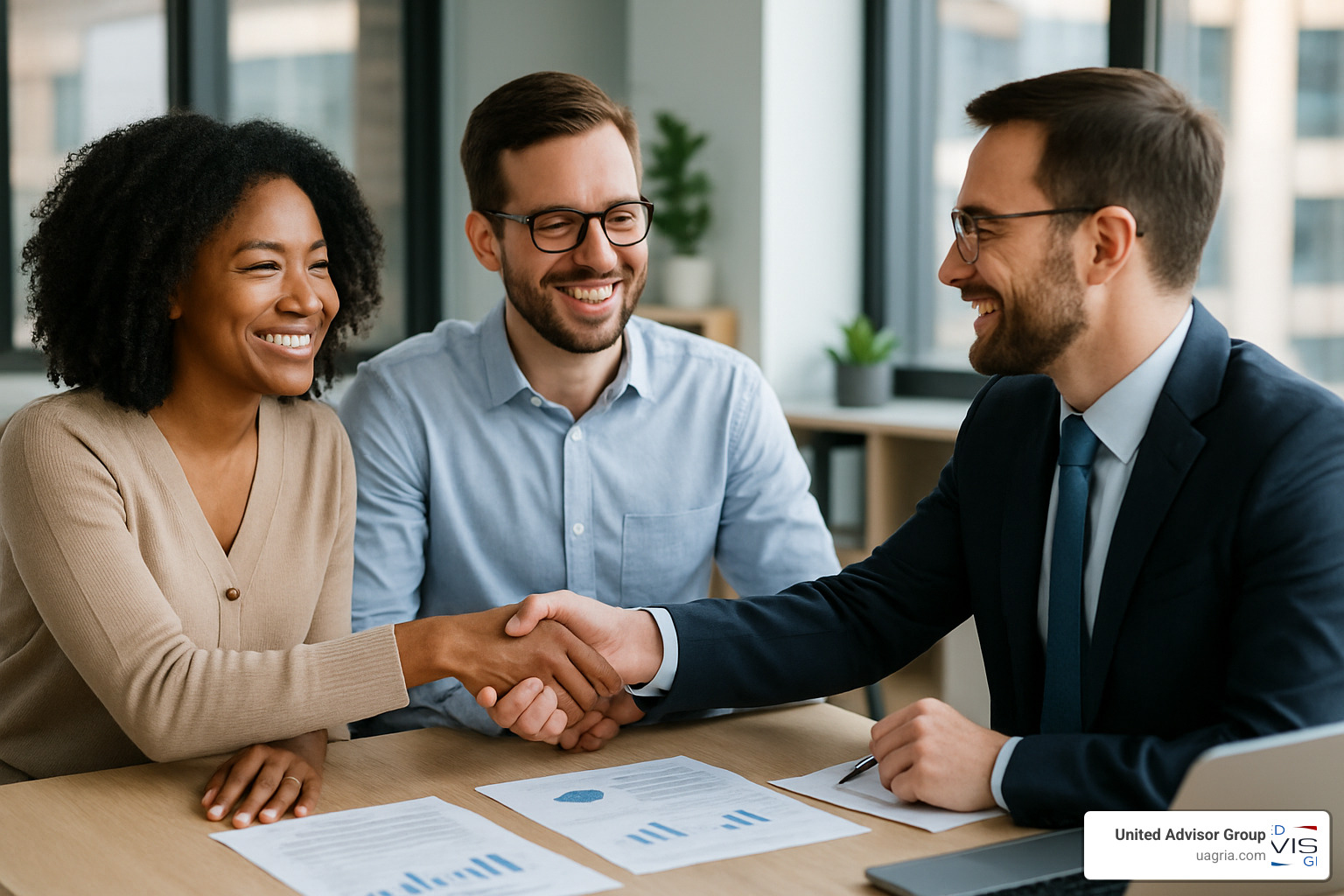 client meeting with independent financial adviser - independent financial advice