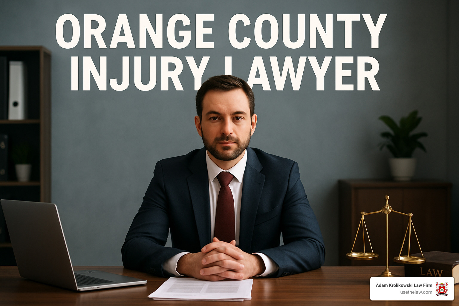 Orange County accident heat map showing high-risk areas - Orange County injury lawyer