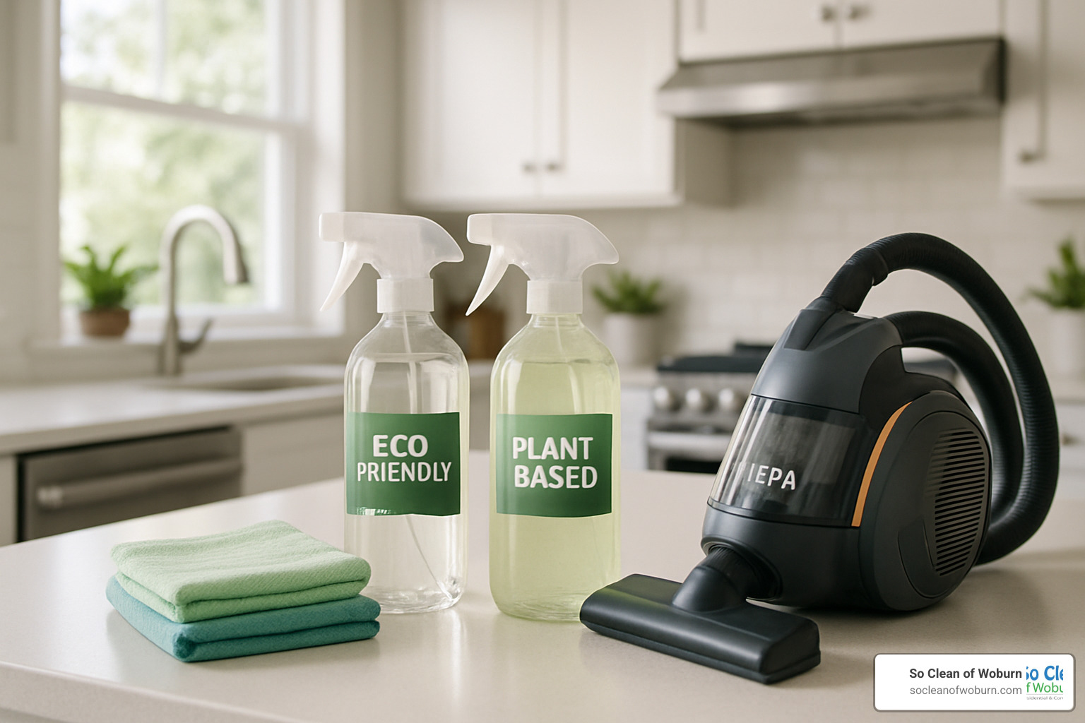 eco-friendly cleaning supplies and equipment - green cleaning services near me