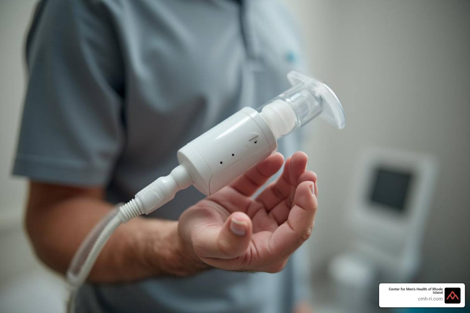 vacuum device in hand - erectile dysfunction drugs
