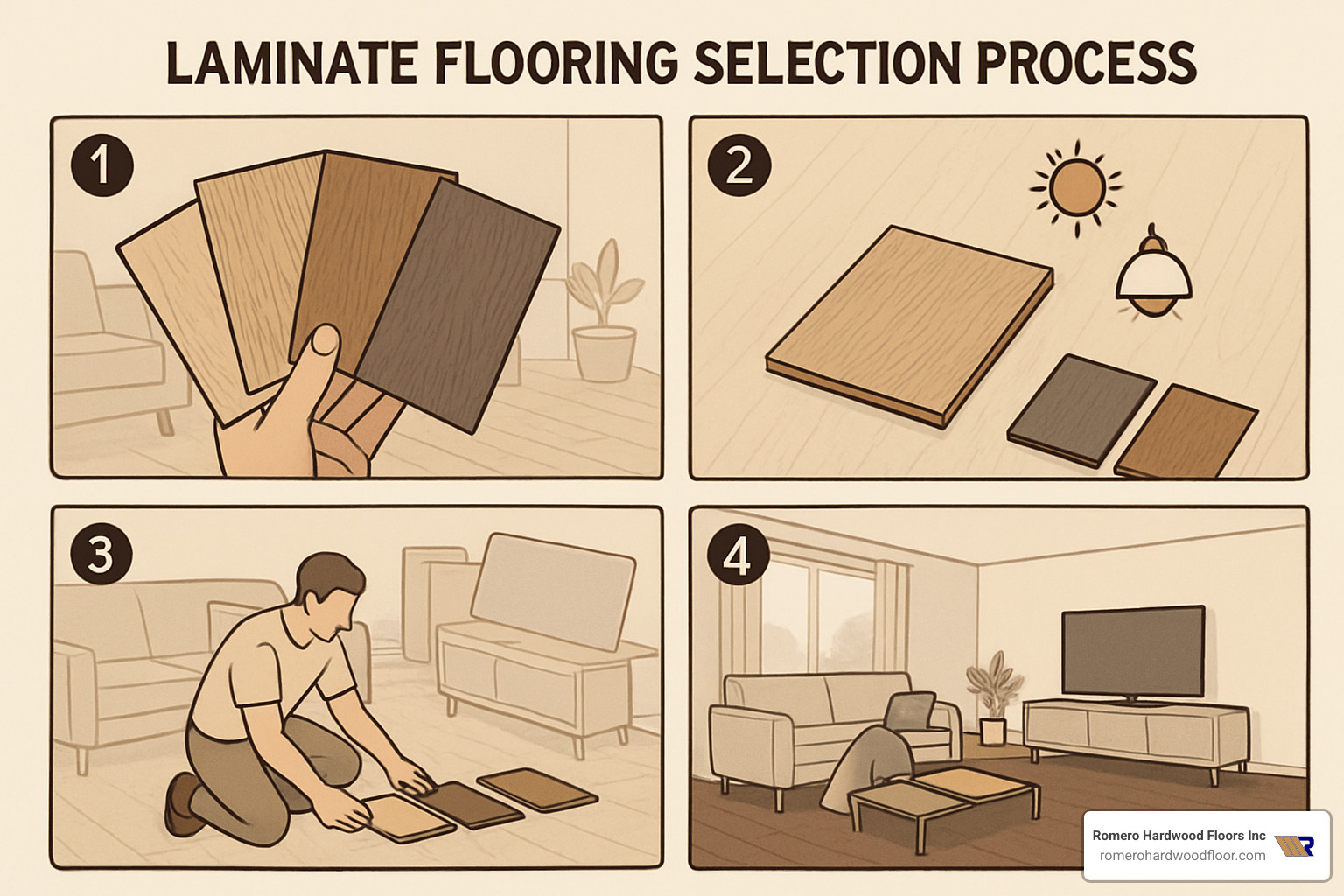 laminate flooring selection process - Laminate flooring color choices