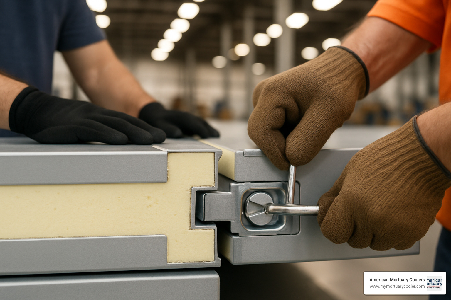 cam-lock panels assembly - commercial walk in freezer cost