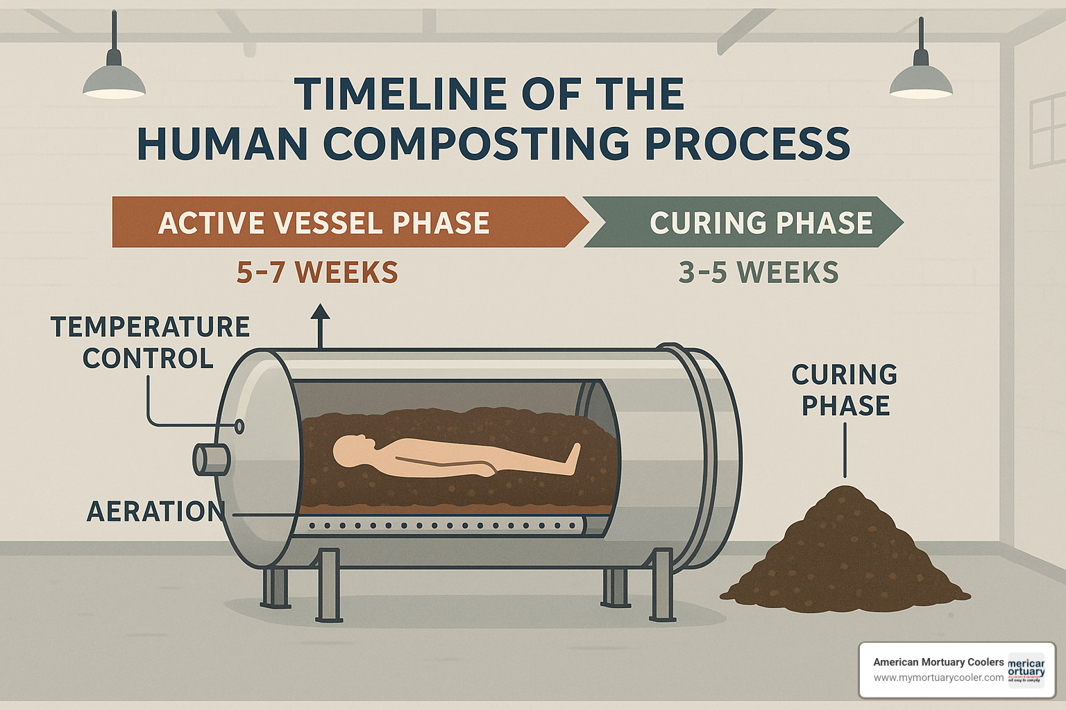 composting vessel timeline - how long does it take to compost a body