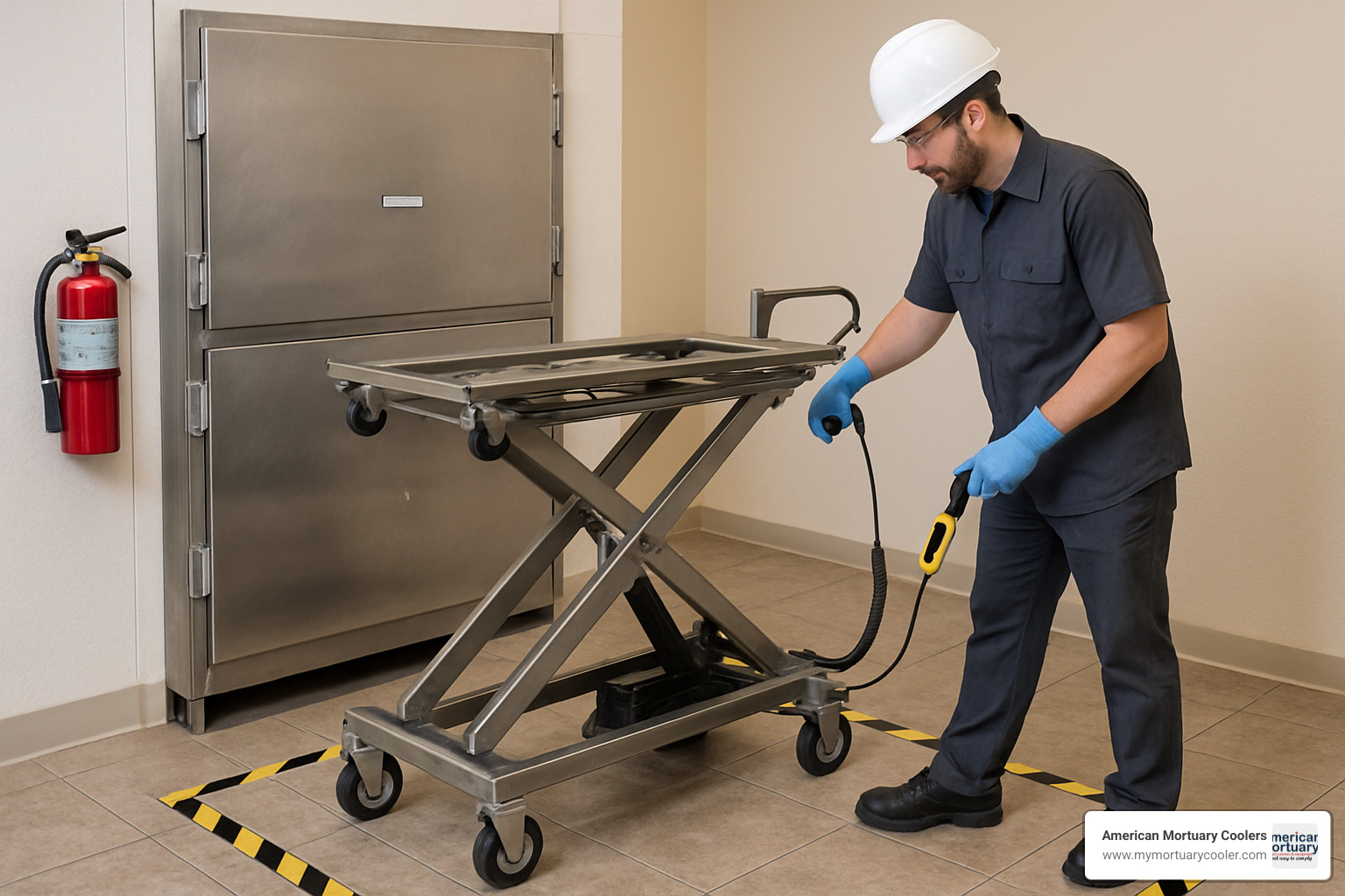mortuary lift installation - mortuary lift system