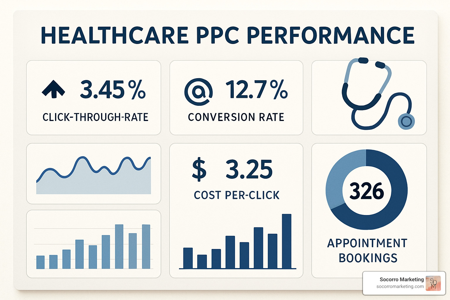healthcare PPC performance dashboard - healthcare ppc management services