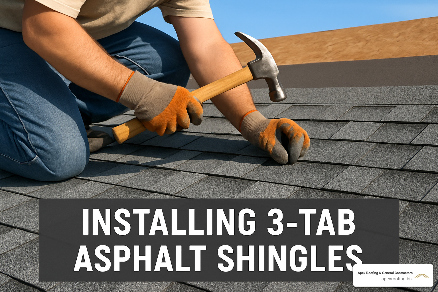 Professional inspector examining a newly installed 3-tab shingle roof with checklist in hand - installing 3 tab asphalt shingles