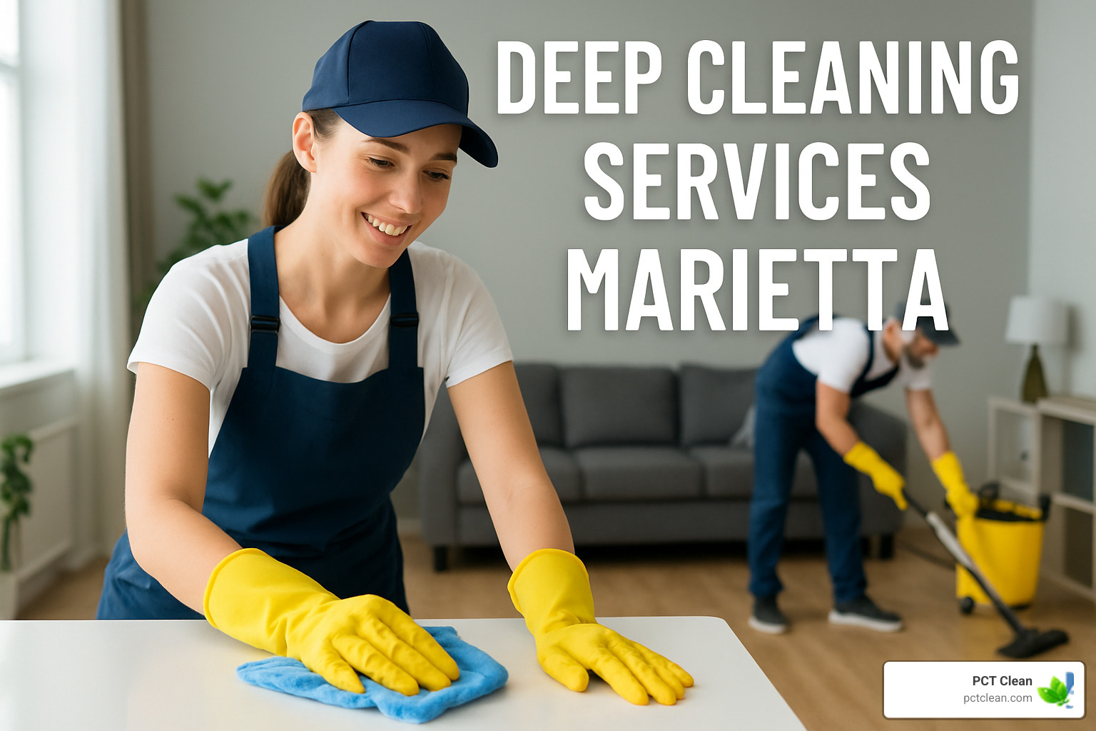 professional cleaning team credentials - deep cleaning services Marietta
