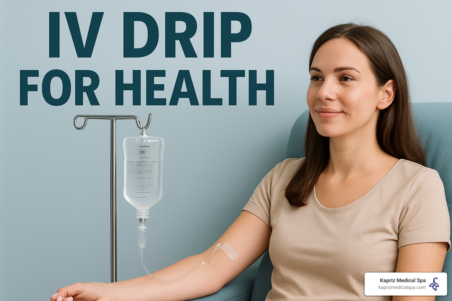 IV therapy menu board showing different drip options - IV drip for health