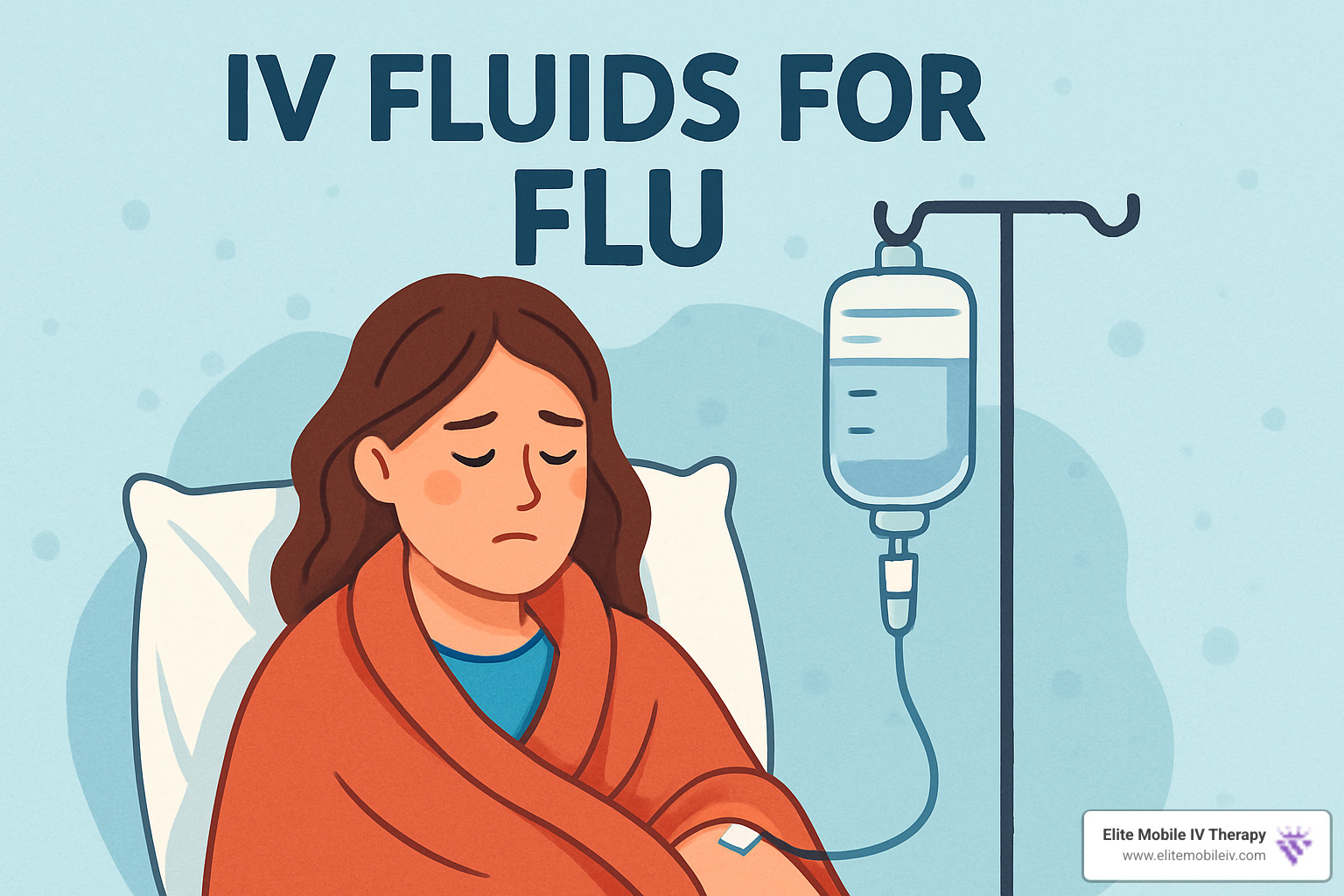 Professional mobile IV therapy setup with medical-grade equipment, IV bags, and sterile supplies in a clean carrying case - IV fluids for flu