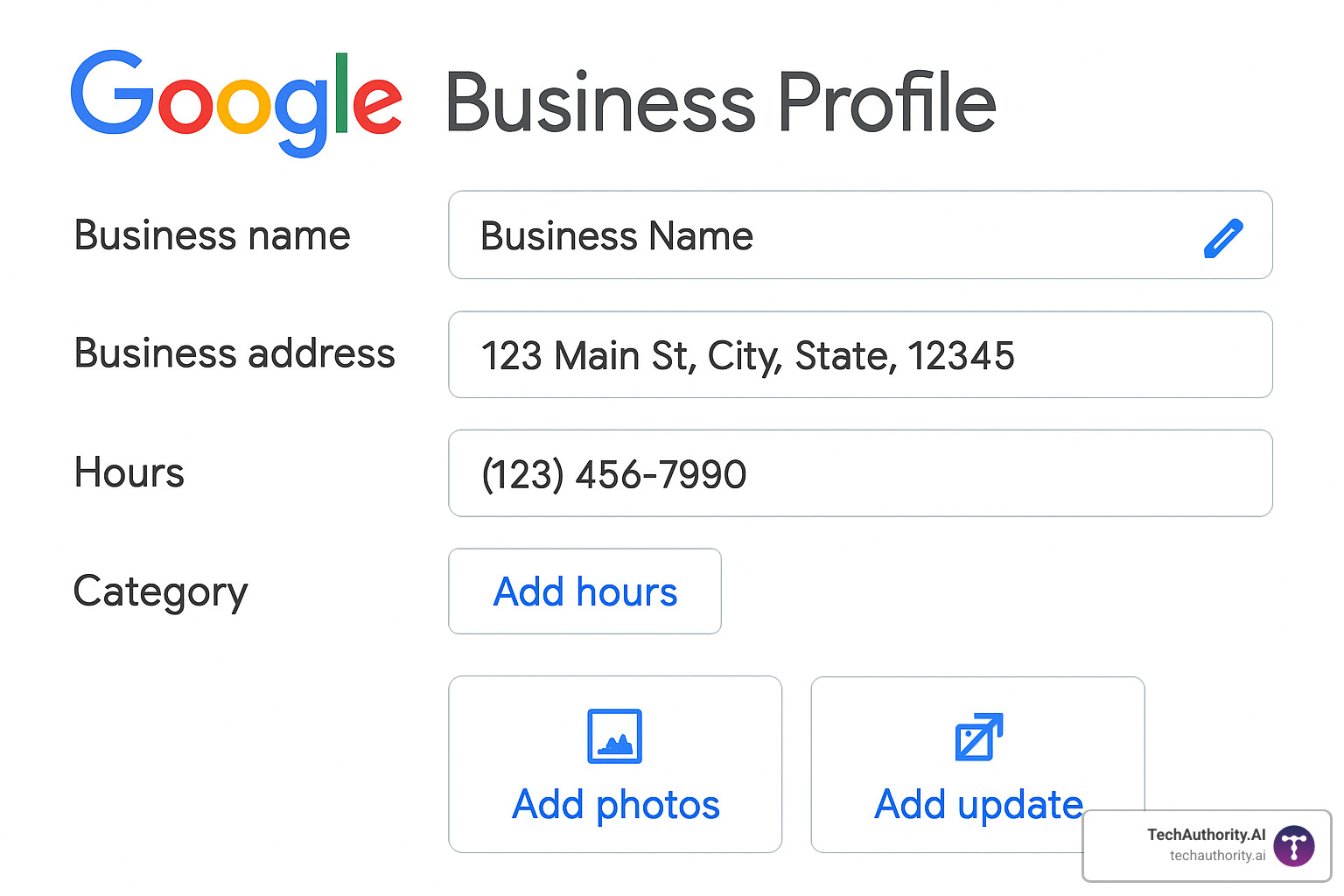 Google Business Profile optimization dashboard - local seo for wordpress