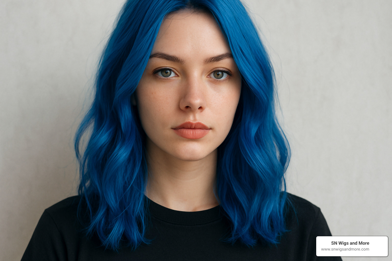 undertone color wheel - blue hair