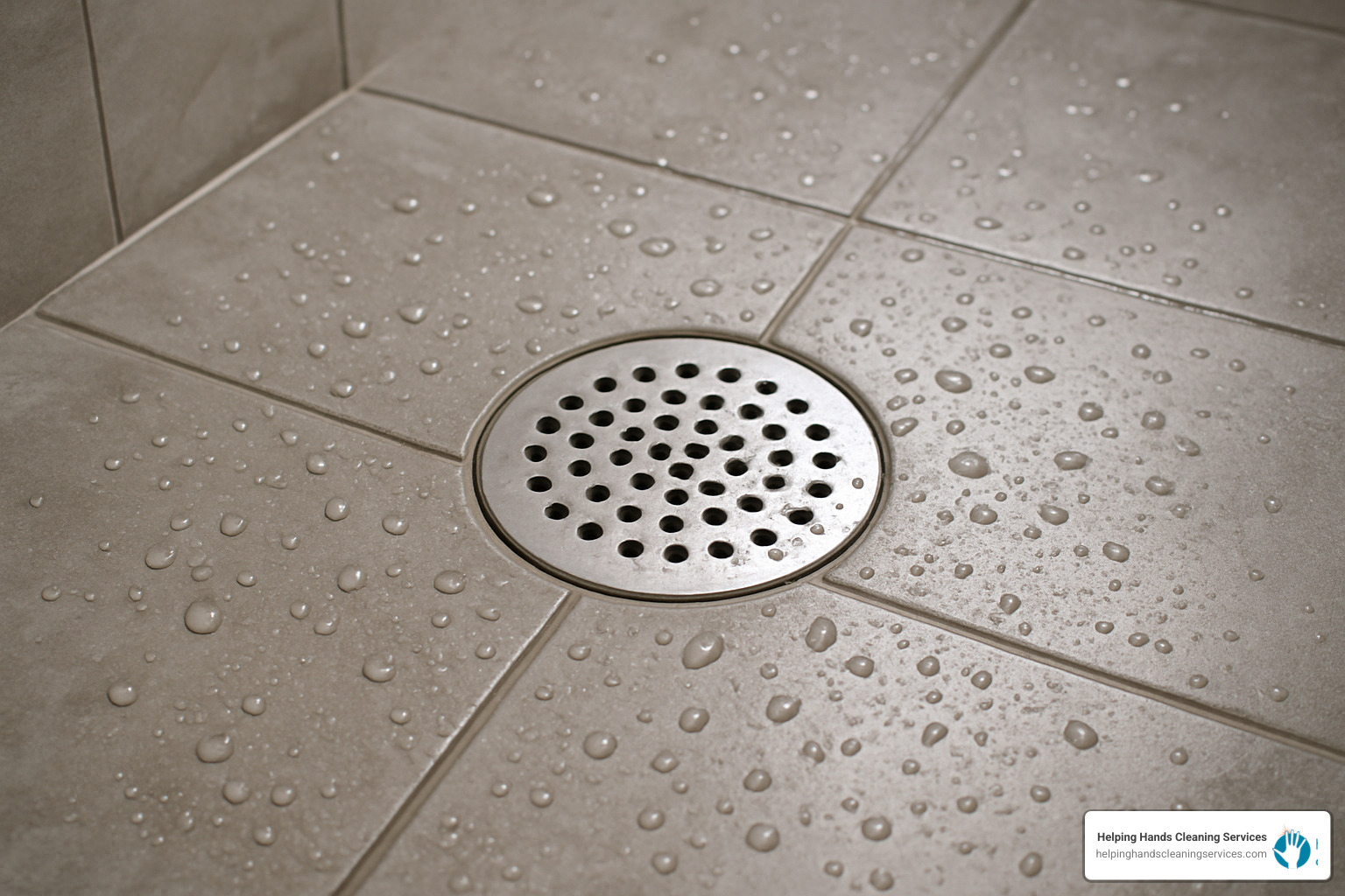 drain cover installed in shower - safe way to unclog shower drain