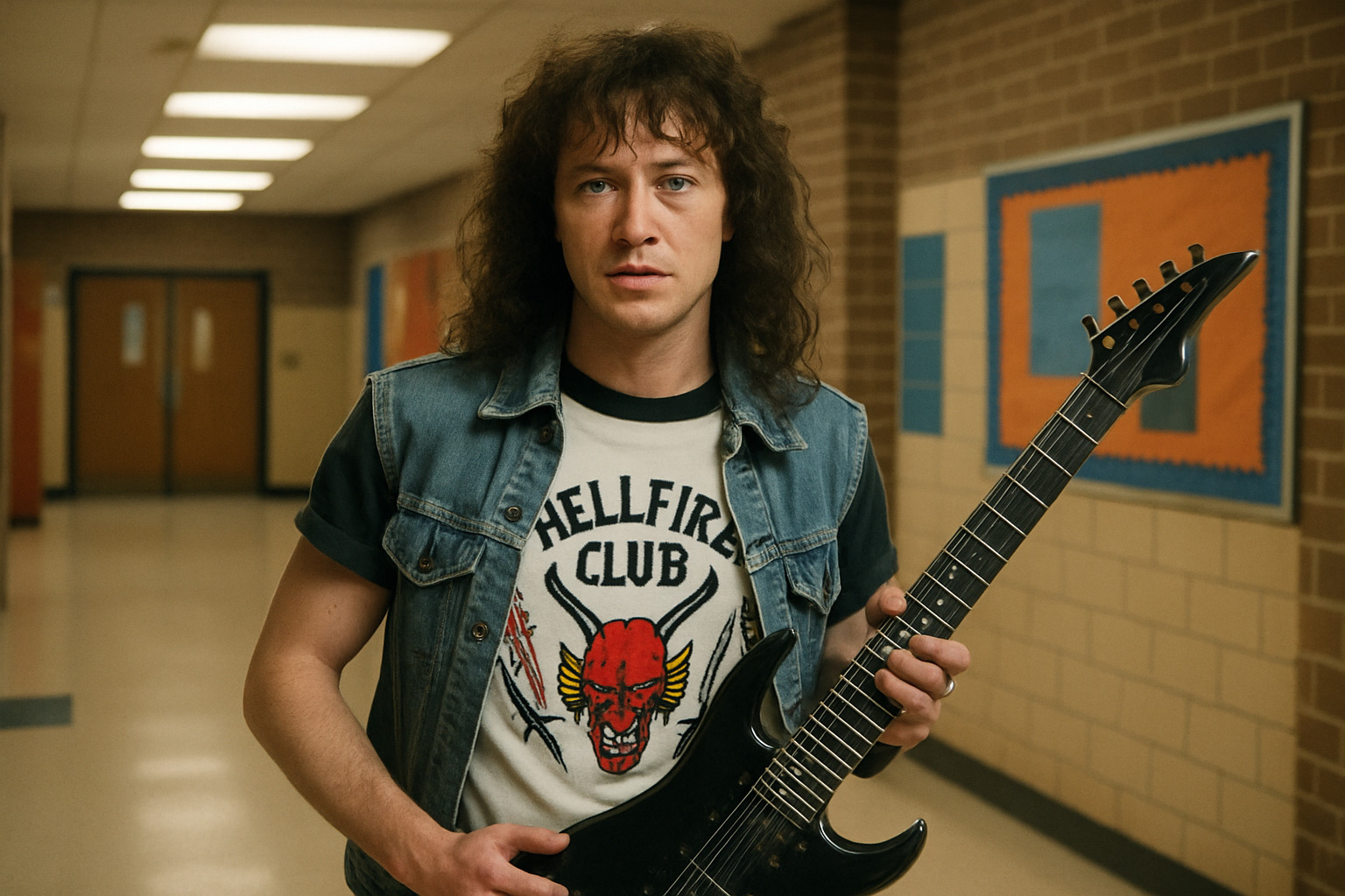 Joseph Quinn as Eddie Munson in Stranger Things - joseph quinn